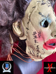 TCM_047 - Leatherface Trick or Treat Studios Mask Autographed By (6) Teri McMinn, Ed Neal, Allen Danzinger, William Vail, John Dugan, Ed Guinn