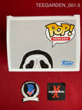 TEEGARDEN_001 - Ghost Face 1607 Ghost Face Funko Pop! Autographed By Aimee Teegarden