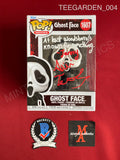 TEEGARDEN_004 - Ghost Face 1607 Ghost Face Funko Pop! Autographed By Aimee Teegarden