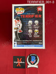 TERRIFIER_001 - Terrifier 1592 Art The Clown Funko Pop! Autographed By David Howard Thornton, Lauren LaVera, Elliott Fullam, Samantha Scaffidi, Alexa Blair Robertson, Antonella Rose, Mason Mecartea, Krsy Fox & Margaret Anne Florence
