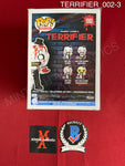 TERRIFIER_002 - Terrifier 1592 Art The Clown Funko Pop! Autographed By David Howard Thornton, Lauren LaVera, Elliott Fullam, Samantha Scaffidi, Alexa Blair Robertson, Antonella Rose, Mason Mecartea, Krsy Fox & Margaret Anne Florence
