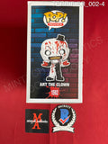 TERRIFIER_002 - Terrifier 1592 Art The Clown Funko Pop! Autographed By David Howard Thornton, Lauren LaVera, Elliott Fullam, Samantha Scaffidi, Alexa Blair Robertson, Antonella Rose, Mason Mecartea, Krsy Fox & Margaret Anne Florence