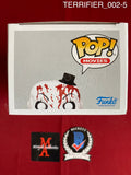 TERRIFIER_002 - Terrifier 1592 Art The Clown Funko Pop! Autographed By David Howard Thornton, Lauren LaVera, Elliott Fullam, Samantha Scaffidi, Alexa Blair Robertson, Antonella Rose, Mason Mecartea, Krsy Fox & Margaret Anne Florence