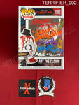 TERRIFIER_002 - Terrifier 1592 Art The Clown Funko Pop! Autographed By David Howard Thornton, Lauren LaVera, Elliott Fullam, Samantha Scaffidi, Alexa Blair Robertson, Antonella Rose, Mason Mecartea, Krsy Fox & Margaret Anne Florence