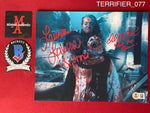 TERRIFIER_077 - 8x10 Photo Autographed By David Howard Thonrton & Lauren LaVera