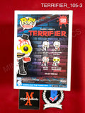 TERRIFIER_105 - Terrifier 1593 Art The Clown With Glasses CHASE Funko Pop! Autographed By David Howard Thornton