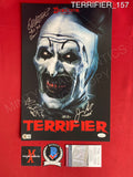 TERRIFIER_157 - 11x17 Photo Autographed By David Howard Thornton, Catherine Corcorcan & Jenna Kanell