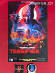 TERRIFIER_207 - 11x17 Photo Autographed By David Howard Thornton, Lauren LaVera, Elliott Fullam & Amelie McLain