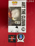 TERRIFIER_210 - Terrifier 1590 Art The Clown Funko Pop! Autographed By Daivid Howard Thornton, Lauren LaVera & Elliott Fullam