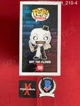 TERRIFIER_210 - Terrifier 1590 Art The Clown Funko Pop! Autographed By Daivid Howard Thornton, Lauren LaVera & Elliott Fullam
