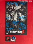 TERRIFIER_304 - 11x17 Photo Autographed By David Howard Thornton, Lauren LaVera, Elliott Fullam, Samantha Scaffidi, Margaret Anne Florence, Alexa Robertson, Krsy Fox, Mason Mecartea, Anotella Rose, Daniel Roebuck & Damien Leone