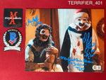 TERRIFIER_401 - 8x10 Photo Autographed By David Howard Thornton, Samantha Scaffidi & Margaret Anne Florence