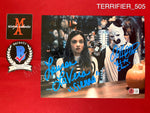 TERRIFIER_505 - 8x10 Photo Autographed By David Howard Thornton & Lauren LaVera