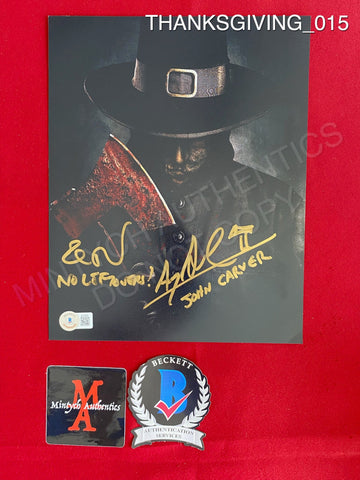 THANKSGIVING_015 - 8x10 Photo Autographed By Eli Roth & Alex Armbruster
