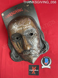 THANKSGIVING_056 - Thanksgiving Trick Or Treat Studios John Carver Burnt Mask Autographed By Alex Armbruster & Karen Cliche