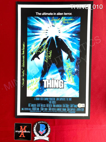 THING_010 - 11x17 Photo Autographed By The Thing CastÊ