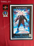 THING_011 - 11x17 The Thing Photo Autographed By Kurt Russell, Adrienne Barbeau, David Clennon, Peter Maloney, Richard Masur, John Carpenter, Thomas Waites & Keith David