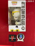 THORNTON_0008-P - Terrifier 1593 Art The Clown With Glasses Funko Pop! Autographed By David Howard Thornton