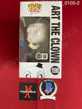 THORNTON_0105 - Terrifier 1590 Art The Clown Funko Pop! Autographed By David Howard Thornton