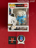 THORNTON_0107 - Terrifier 1590 Art The Clown Funko Pop! Autographed By David Howard Thornton