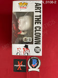 THORNTON_0108 - Terrifier 1592 Art The Clown (Bloody) Funko Pop! Autographed By David Howard Thornton
