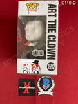 THORNTON_0110 - Terrifier 1592 Art The Clown (Bloody) Funko Pop! Autographed By David Howard Thornton