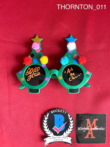 THORNTON_011 - Terrifier 3 Art The Clown Christmas Glasses Autographed By David Howard Thornton