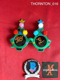 THORNTON_016 - Terrifier 3 Art The Clown Christmas Glasses Autographed By David Howard Thornton