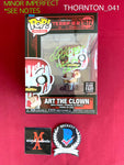 THORNTON_041 - Terrifier 1672 Art The Clown Hot Topic Scare Fair Exclusive Funko Pop! (Imperfect) Autographed By David Howard Thornton