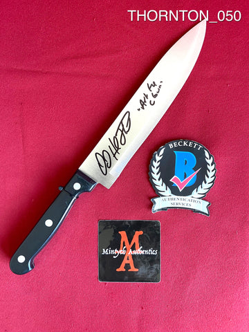 THORNTON_050 - Real 8" Steel Knife Autographed By David Howard Thornton