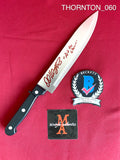 THORNTON_060 - Real 8" Steel Knife Autographed By David Howard Thornton