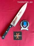 THORNTON_061 - Real 8" Steel Knife Autographed By David Howard Thornton