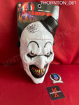 THORNTON_081 - Art The Clown Vacuform Trick Or Treat Studios Mask Autographed By David Howard Thornton