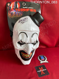 THORNTON_083 - Art The Clown Vacuform Trick Or Treat Studios Mask Autographed By David Howard Thornton