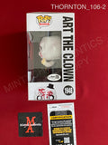 THORNTON_106 - Terrifier 3 1948 Art The Clown Funko Pop! Autographed By David Howard Thornton