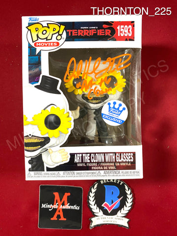 THORNTON_225 - Terrifier 1593 Art The Clown With Glasses Funko Exclusive Funko Pop! Autographed By David Howard Thornton