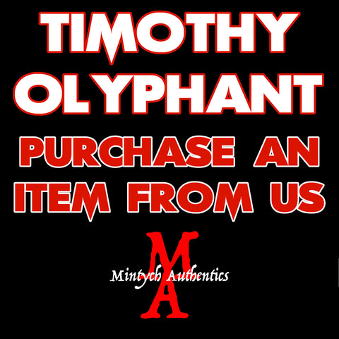 Timothy Olyphant Autograph Preorder