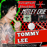 Tommy Lee Autograph TRADING CARD Preorder