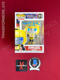 TRANSFORMERS_010 - Transformers 23 Bumblebee Funko Pop! Autographed By Megan Fox & Shia LaBeouf