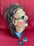 WAGNER_012 - Leatherface 2003 Trick Or Treat Studios Mask Autographed By Brett Wagner