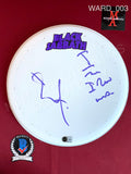 WARD_003 - White Black Sabbath 12" Evans Drum Head Autographed By Bill Ward