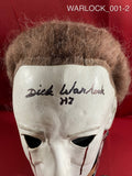 WARLOCK_001 - Bloody Eye Michael Myers Mask Mask Autographed By Dick Warlock