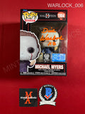 WARLOCK_006 - Halloween II 1904 Michael Myers Funko Pop! Autographed By Dick Warlock