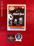WEAVING_022 - Ghost Face 1607 Ghost Face Funko Pop! Autographed By Samara Weaving