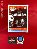 WEAVING_024 - Ghost Face 1607 Ghost Face Funko Pop! Autographed By Samara Weaving