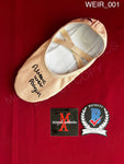 WEIR_001 - Abigail Ballet Shoe Autographed By Alisha Weir