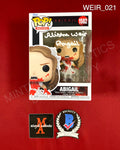 WEIR_021 - Abigail 1582 Abigail Pop Funko Pop! Autographed By Alisha Weir