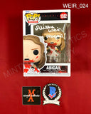 WEIR_024 - Abigail 1582 Abigail Pop Funko Pop! Autographed By Alisha Weir