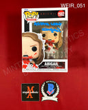 WEIR_051 - Abigail 1582 Abigail Pop Funko Pop! Autographed By Alisha Weir