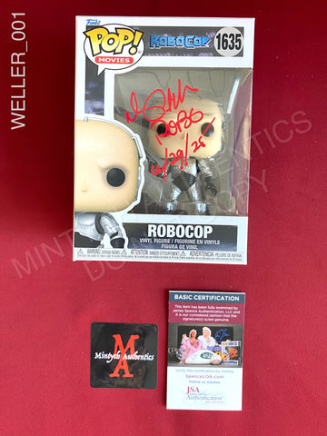 WELLER_001 - Robocop 1635 Robocop Funko Pop! Autographed By Peter Weller